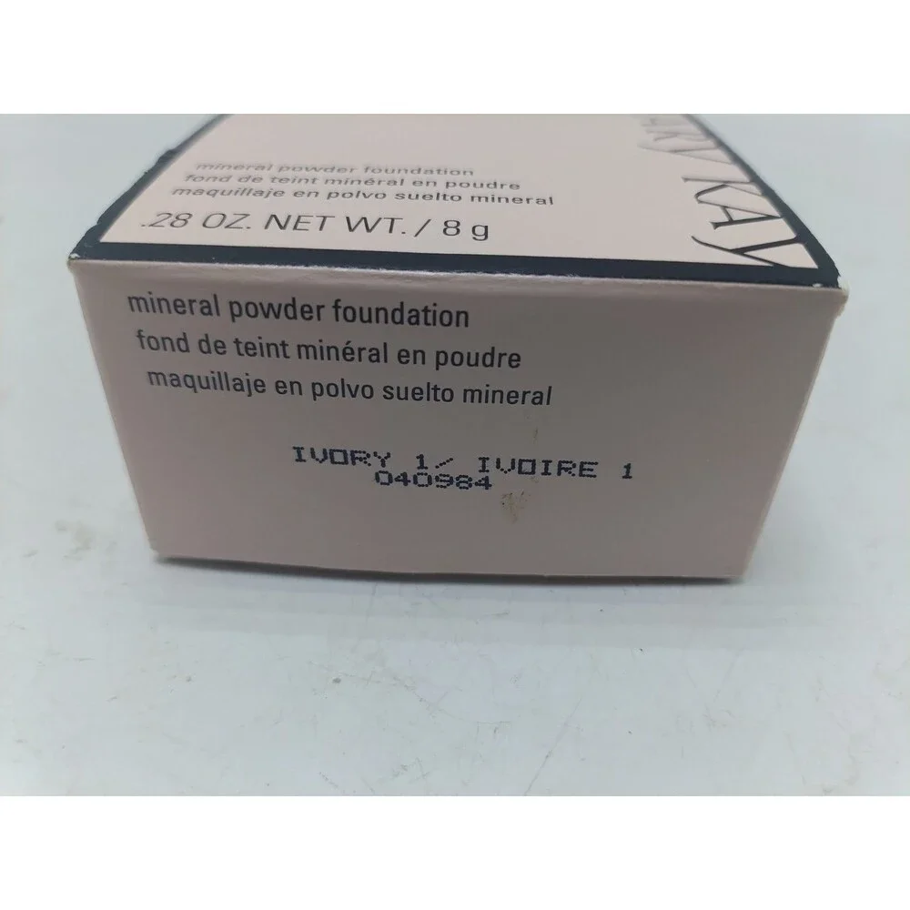 Mary Kay Mineral Powder Foundation  IVORY 1  040984 Discontinued NIB Fast Ship